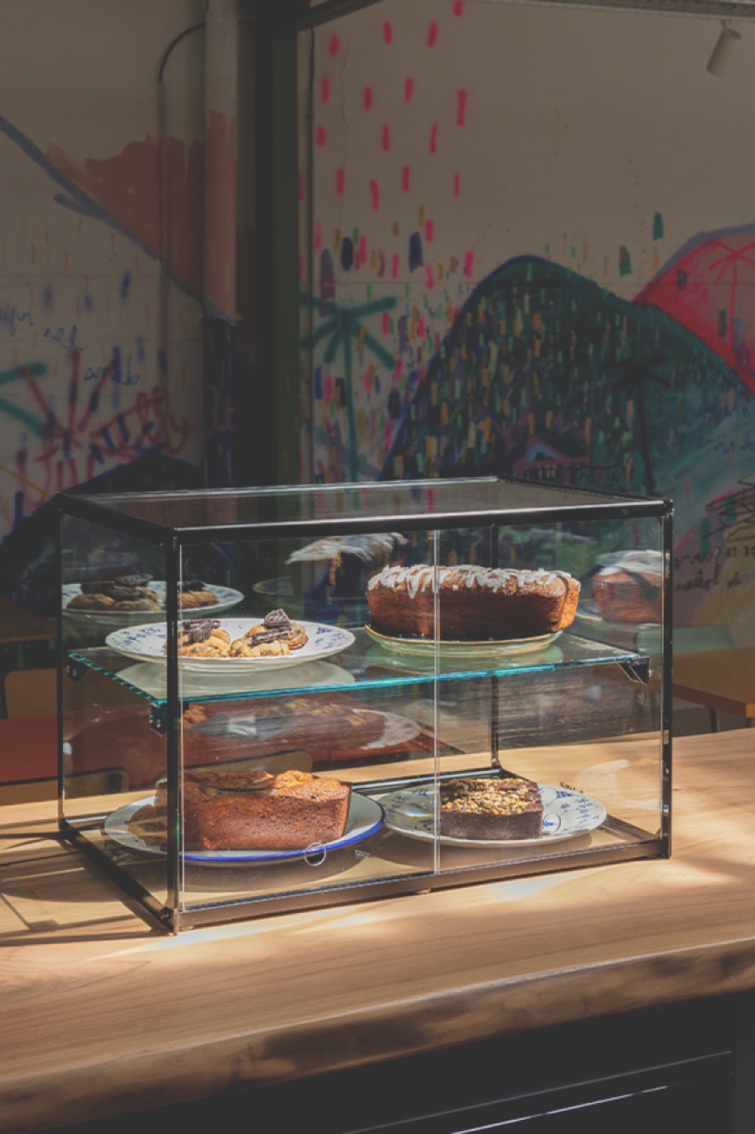 La vitrine de pâtisseries