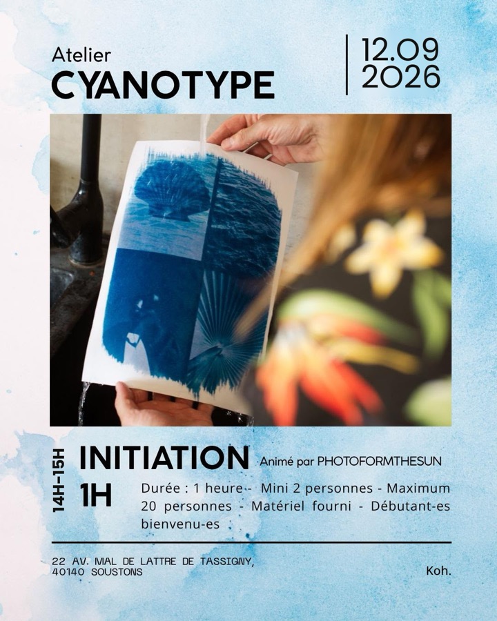Atelier cyanotype