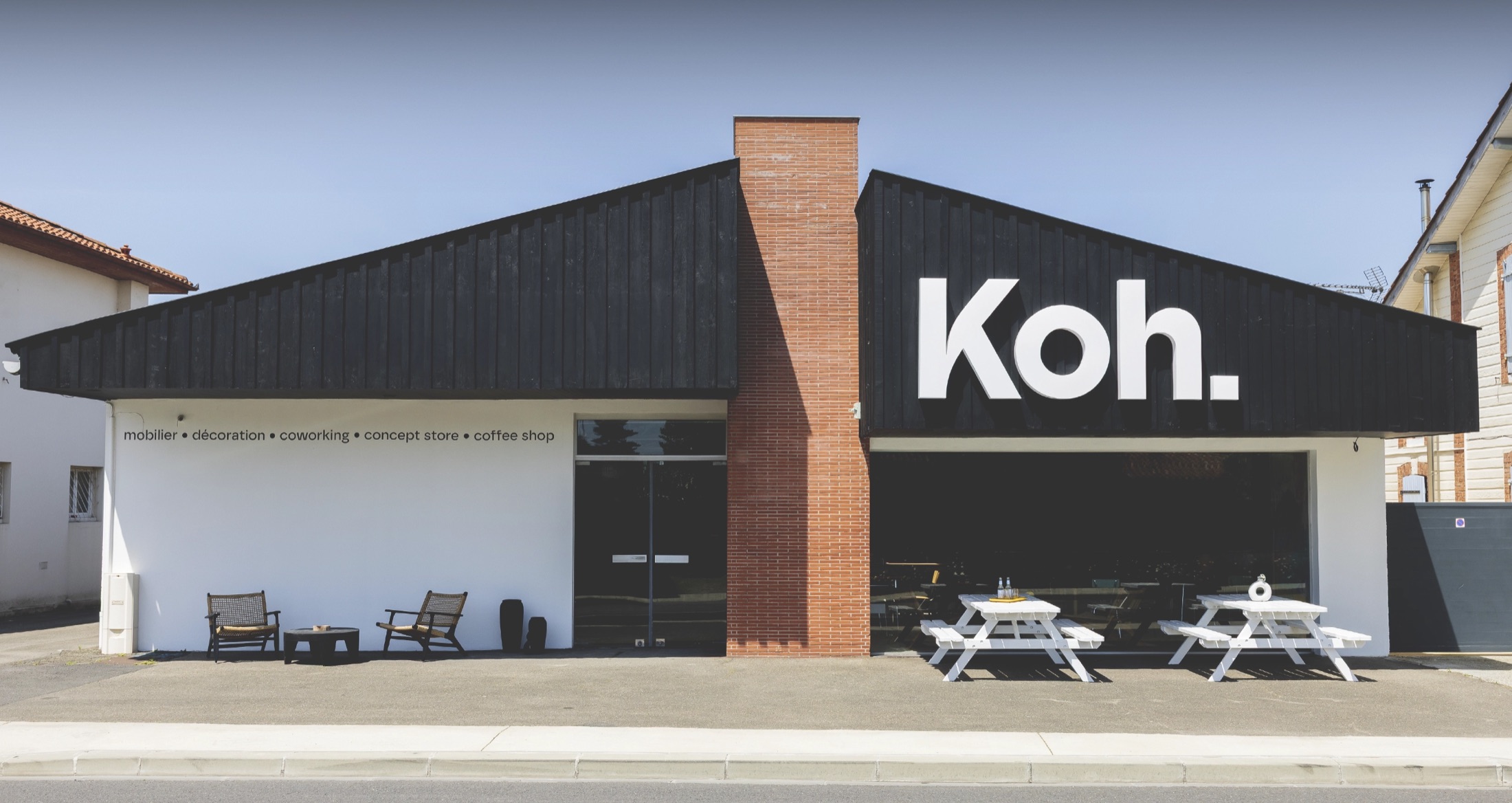 La façade de Koh. à Soustons